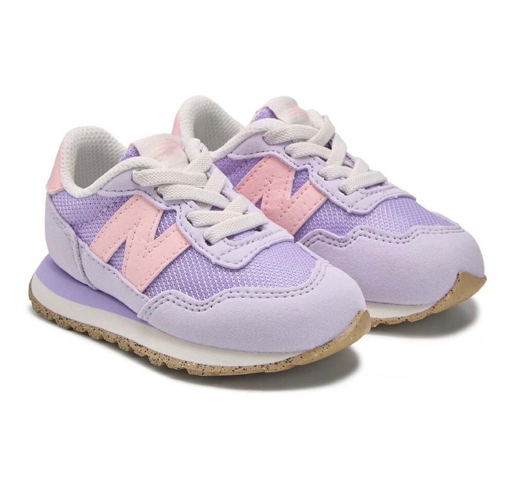 Girls' New Balance Little Kid 237 Running Shoes Purple Lilac 12